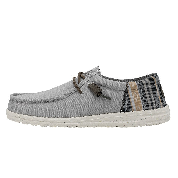 Mens Hey Dude Wally Eco Funk in Stone – Lucky Shoes