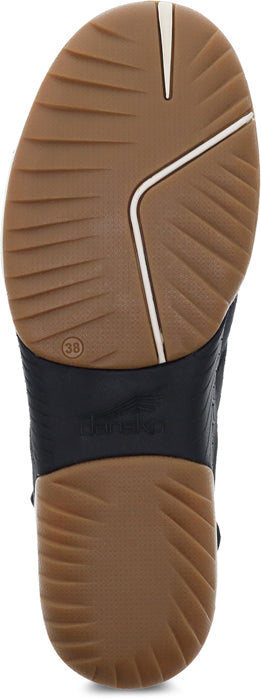 Dansko Riona Fisherman Sandal Black Lucky Shoes