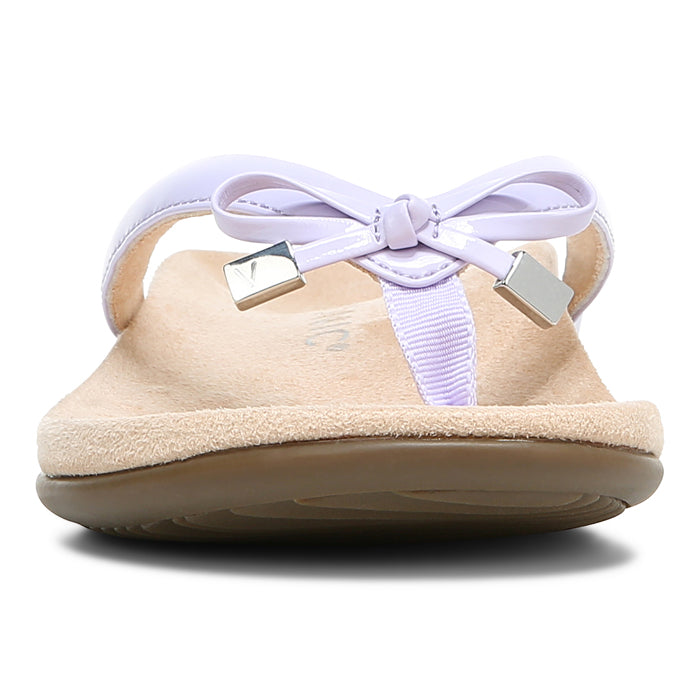 Vionic Bella Toe Post Sandal Pastel Lilac