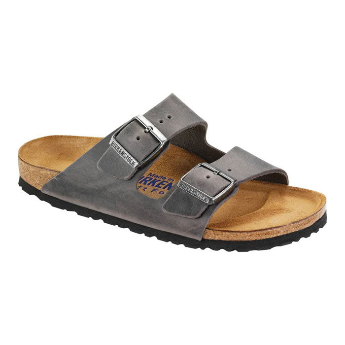 Womens Birkenstock Arizona Oiled Black at Lucky Shoes
