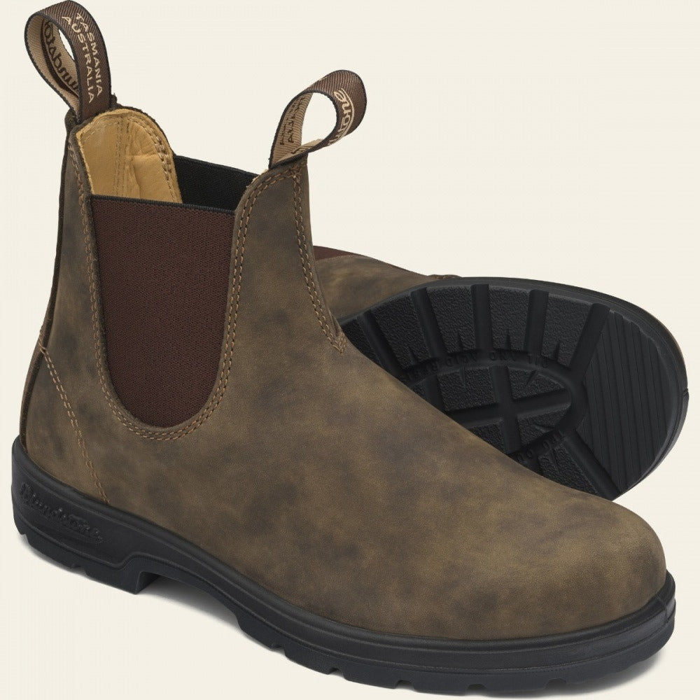 Women s Blundstone 585 Chelsea Boot in Rustic Brown Lucky Shoes