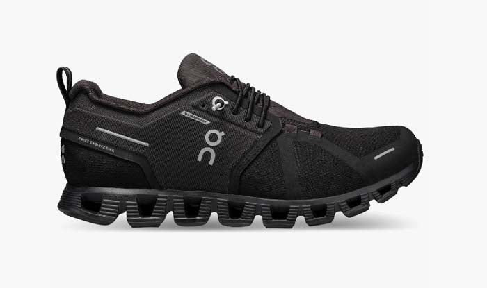 Mens On Running Cloud 5 WP in All Black – Lucky Shoes
