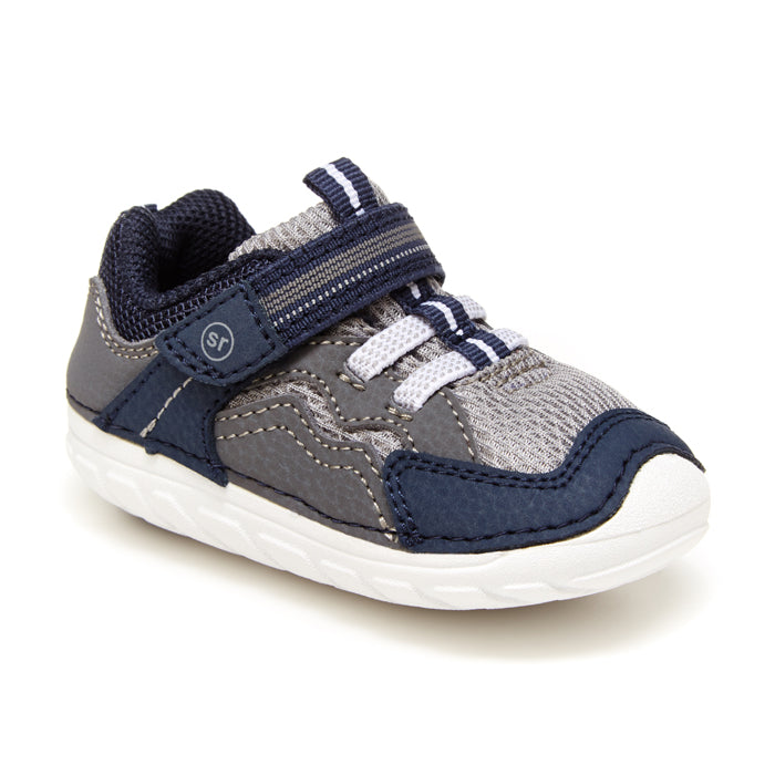 Infant Boy Stride Rite Soft Motion Kylo Sneaker Navy/Gray