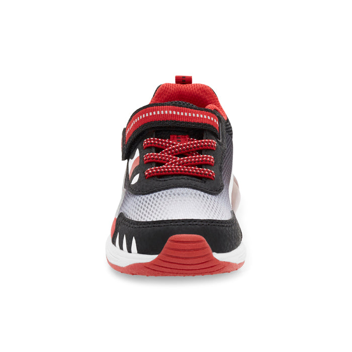 Stride Rite M2P Lighted Jaws Black/Red