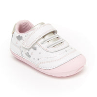 Infant Girl Stride Rite Soft Motion Adalyn Sneaker White/Silver