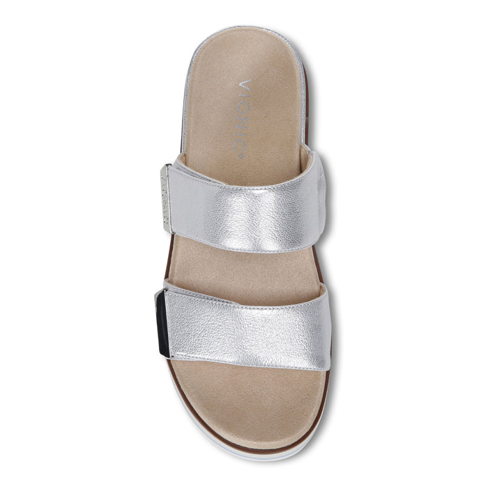 Vionic Brandi Platform Sandal Silver