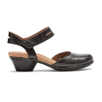 Cobb Hill Laurel Perforated Mary Jane Black