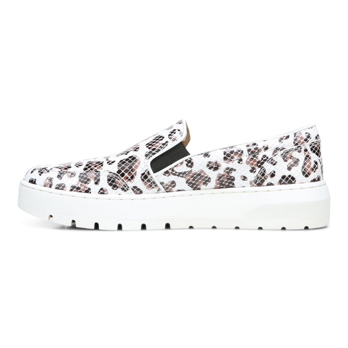Vionic Dinora Leopard Sneaker White Leopard
