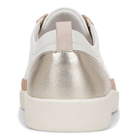 Vionic Winny Lace Up Sneaker White/Gold