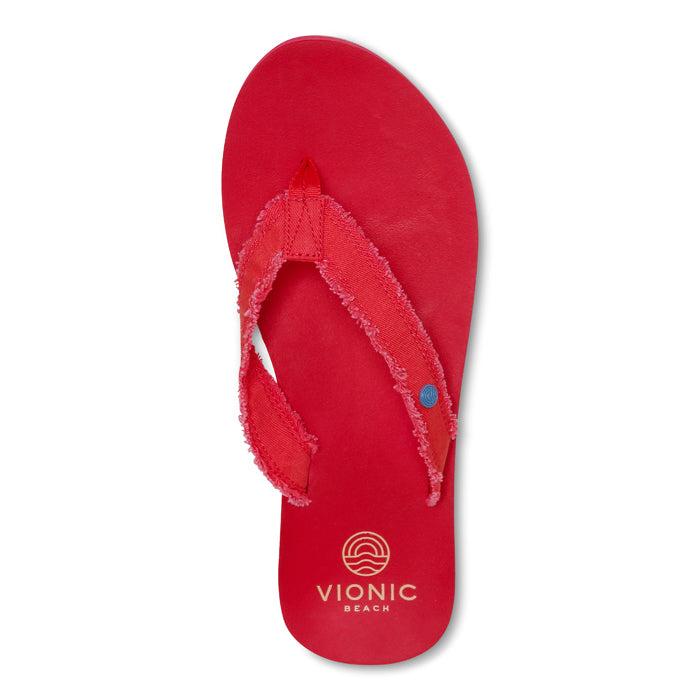 Women s Vionic Beach Unwind in Poppy Lucky Shoes