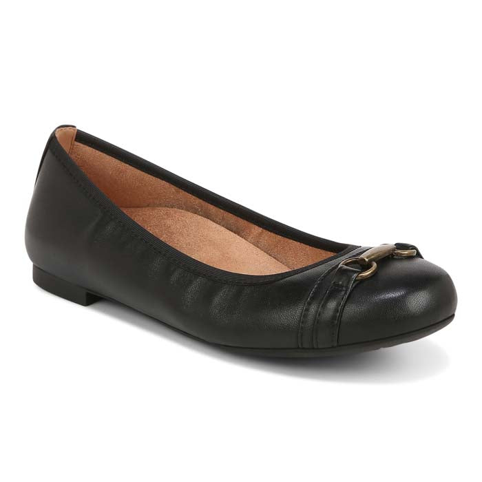 Vionic black flats store sale