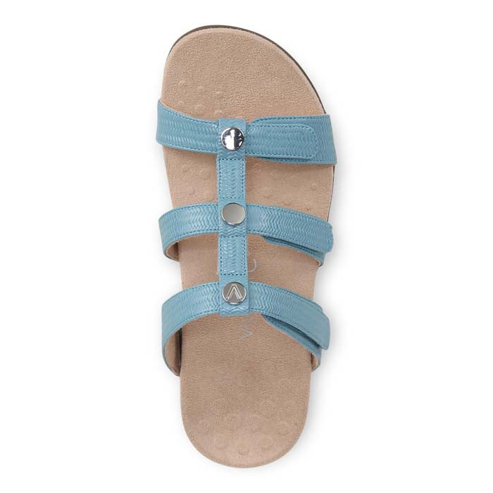 Womens Vionic Amber Slide in Captain'S Blue – Lucky Shoes