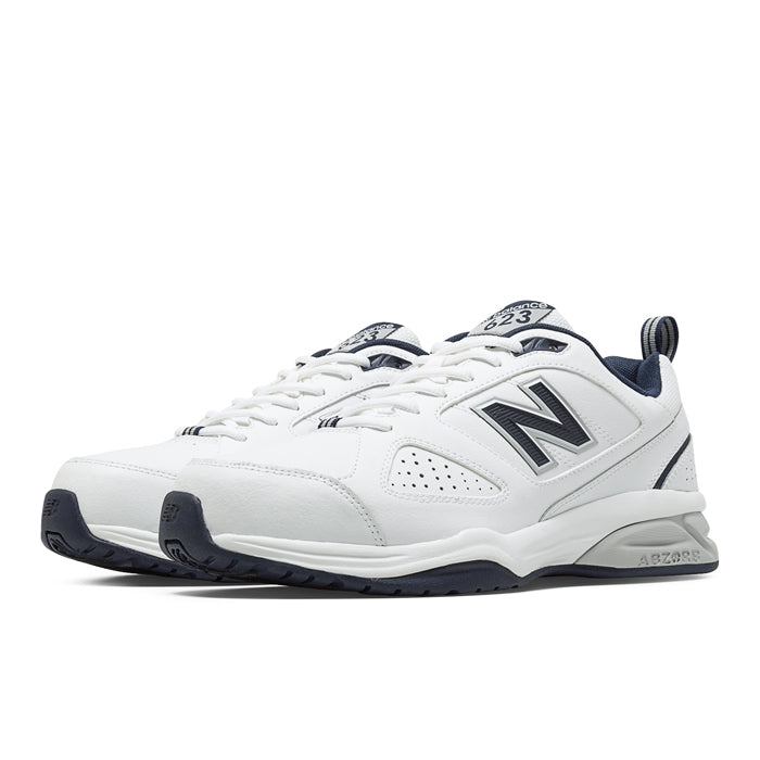new balance mens dress shoes Men's New Balance 623v3 in White/Navy