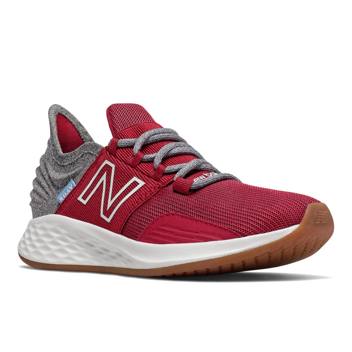 New Balance-Fresh Foam Roav-Crimson/Aluminum – Lucky Shoes