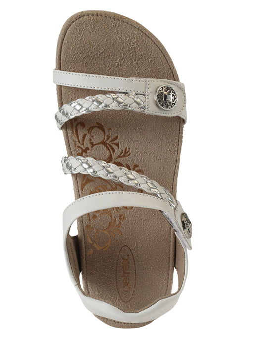 Aetrex cheap white sandals