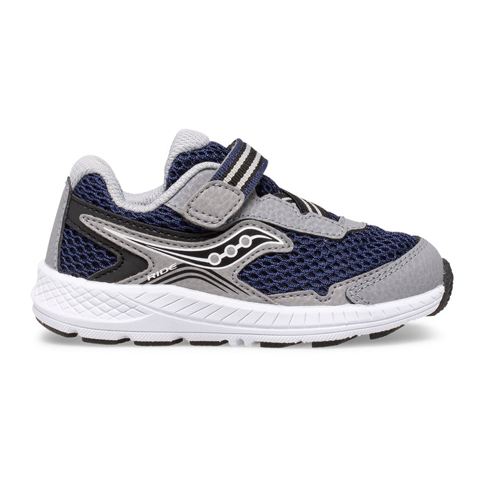 Saucony-Ride 10 Jr-Navy/Grey – Lucky Shoes - Main Image