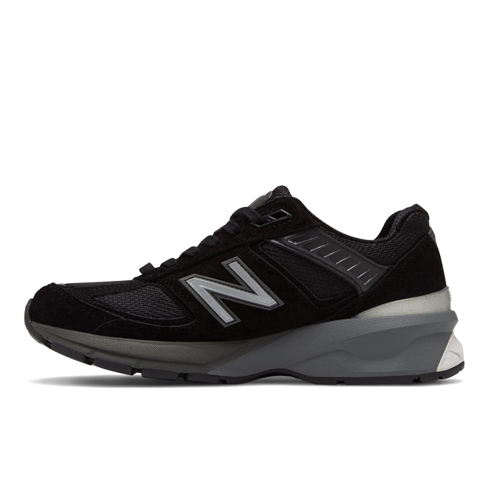 Womens New Balance 990v5 Black With Silver