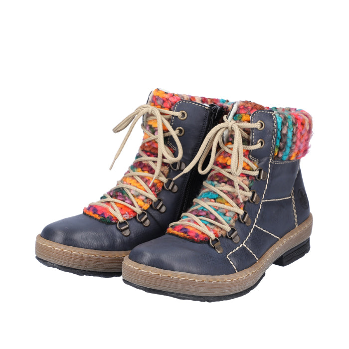 Mijnwerker Omringd Oppositie Womens Rieker Felicitas 43 in Ozean/Multi – Lucky Shoes